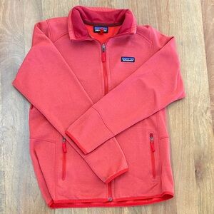 Patagonia Womens Bright Red Zip-Up Jacket